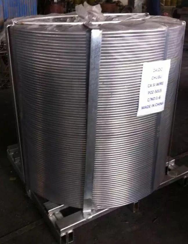 Stahlherstellung 13mm Kerndraht Legierung CaFe Kalzium Silizium Kerndraht 6